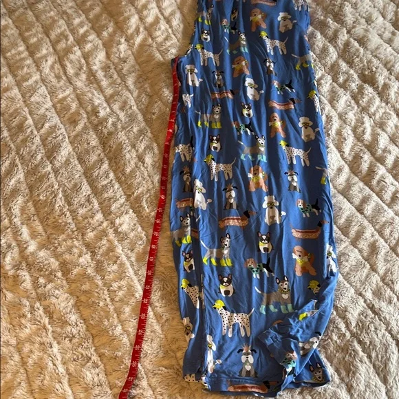 Little Sleepies Blue Animal Print Pajama Pants - Picture 6 of 6